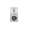 NeXtime hodiny 3028 OP hodiny, 16x30,2 cm, nástenné, sklo, strieborná