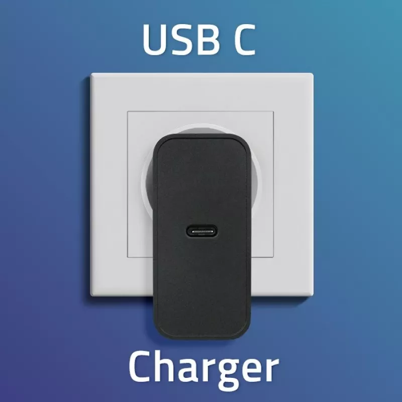 Nabíjačka QOLTEC Super Quick PD 65W USB‑C Power Delivery 5–20V, 1x USB‑C, USB PD 3.0, Type-C konektor samec, 65 W