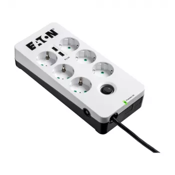 Predlžovacia zásuvka Eaton Protection Box 6 USB DIN