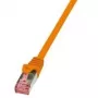 Sieťový kábel LogiLink 2 m Cat.6 RJ-45 S/FTP oranžový