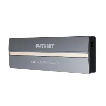 Externé puzdro na SSD NVMe M.2 PCIe PATRIOT PV810UPNGM – USB-C 3.2 Gen 2, podporuje 2230/2242/2260/2280, až 8 TB, hliník, sivé