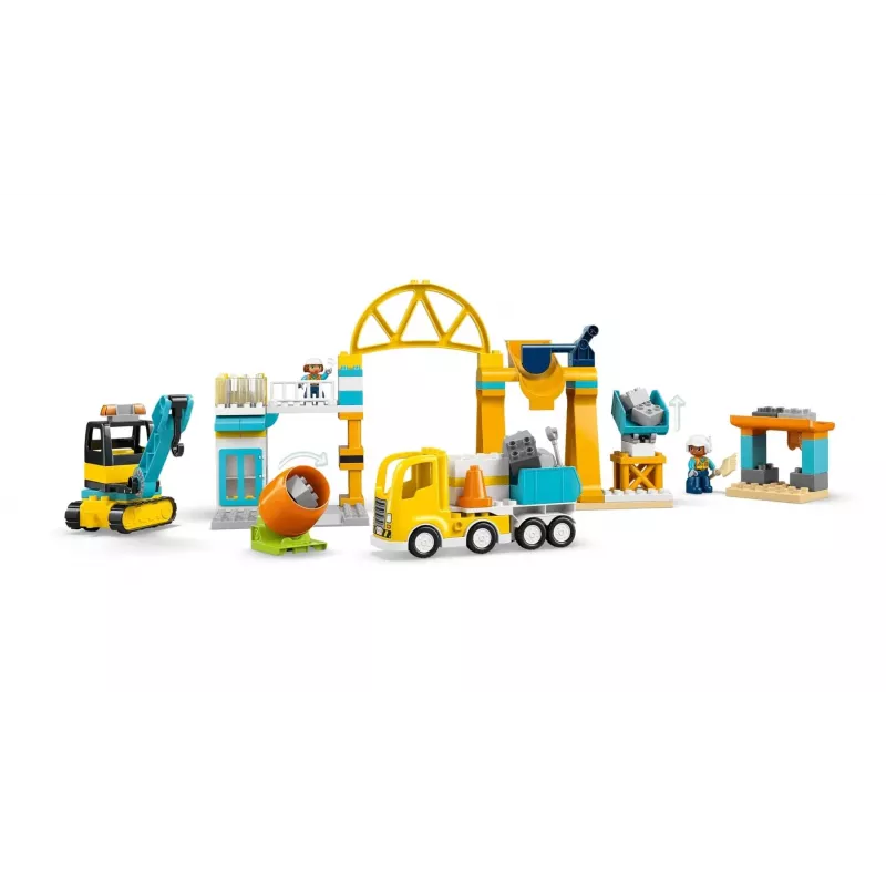 LEGO DUPLO 10476 3-in-1 Stavenisko a vozidlá