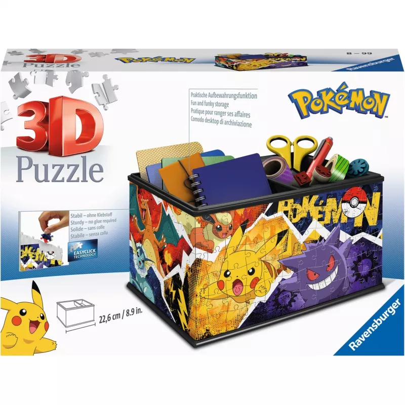 3D puzzle Ravensburger Pokémon 3D karikatúry pre deti od 8 rokov