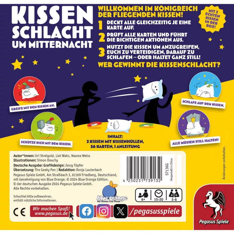 Kissenschlacht um Midnight, rodinná hra