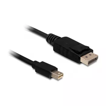 Mini DisplayPort na DisplayPort kábel DeLOCK 83984 0,5 m čierny