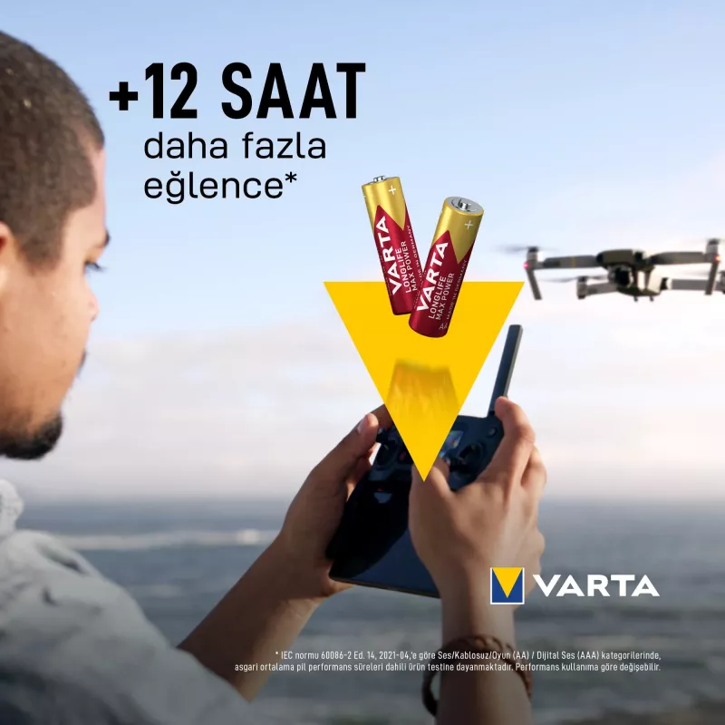 VARTA Max Tech Mignon batéria 1,5 V 4 ks blister (4706101404)
