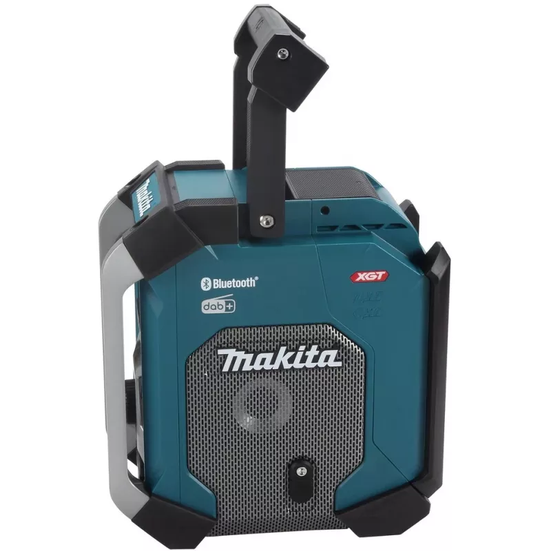 Makita MR007GZ Akumulátorové stavebné rádio, DAB+/FM, 18V-40V, čierno/zelené