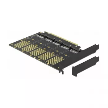 DeLOCK PCI Express x16 karta na 5 x interné M.2 Key B / SATA