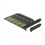 DeLOCK PCI Express x16 karta na 5 x interné M.2 Key B / SATA