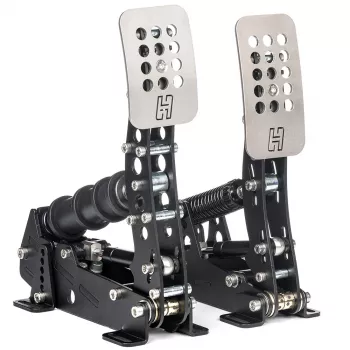 Sada pedálov Heusinkveld Ultimate+ 2 – Load-Cell brzda, nastaviteľné pedále, čierna