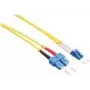 Logilink – patch kábel – LC single-mode (M) na SC single-mode (M) – 5 m – optické vlákno – duplex – 9/125 µm – OS2 – bez halogénov – žltý (FP0LS05)