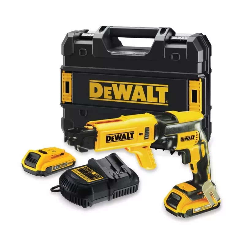 DeWALT DCF620P2K akumulátorový skrutkovač/rázový uťahovač čierna, žltá 4400 ot/min