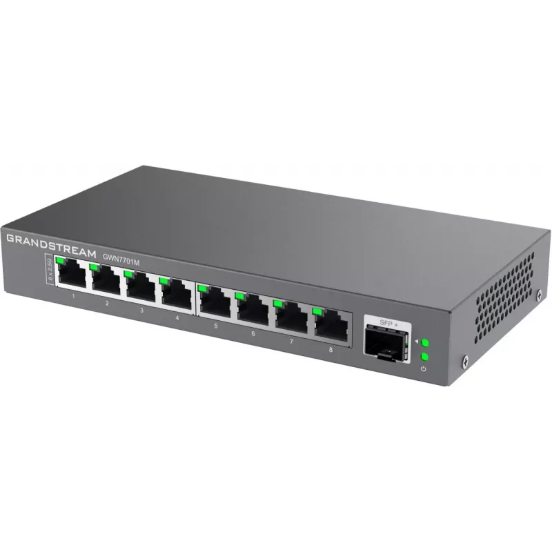 Grandstream Networks GWN7701M sieťový switch unmanaged 2.5G Ethernet (100/1000/2500) čierny