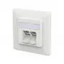 METZ CONNECT zásuvka E-DAT C6A LSA++ 2 port UP dopravná biela
