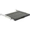 Rack polica LOGON RAS605BL čierna 30 kg nosnosť 19 palcov