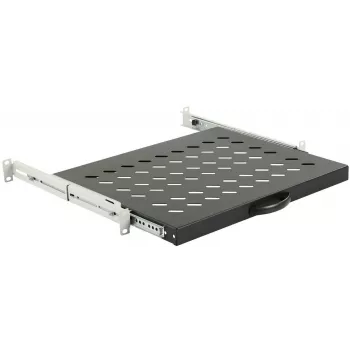 Rack polica LOGON RAS605BL čierna 30 kg nosnosť 19 palcov