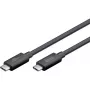 USB-C kábel WENTRONIC USB4 Gen4 1.2m — podporuje 16k@60Hz a 4K@120Hz