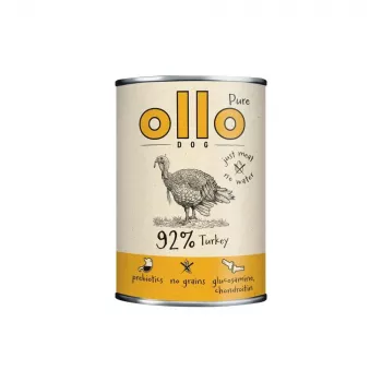 OLLO Pure morčacie - mokré krmivo pre psov - 850g