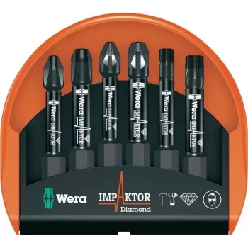 Wera 05057695001 Bit-Check 6 Impaktor 1 sada skrutkovacích bitov, 6 ks