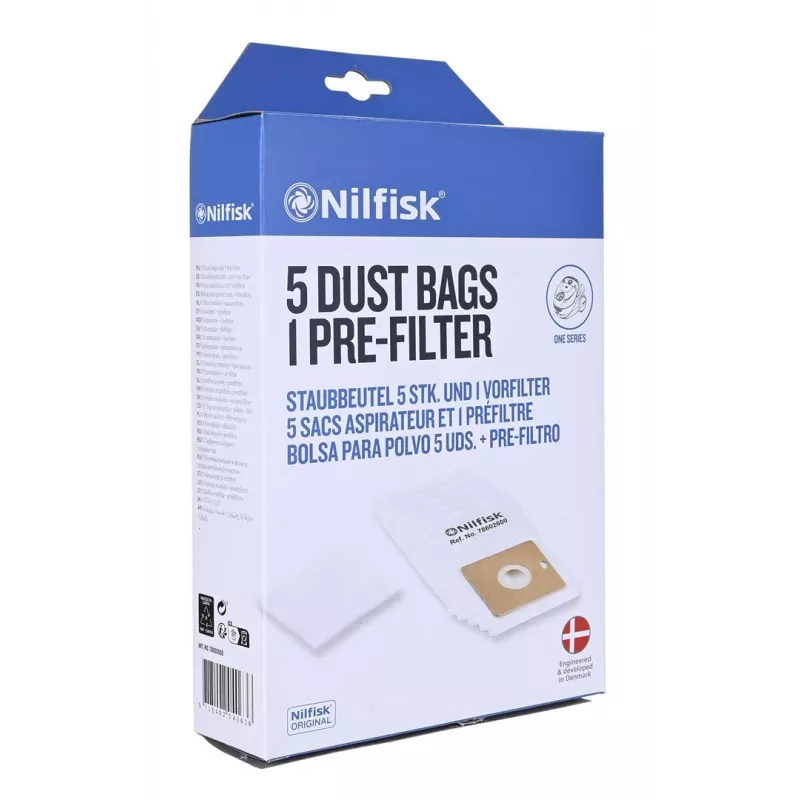 Vrecká do vysávača Nilfisk DUST BAG SYNTH ONE GO AND COUPE