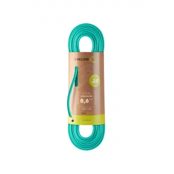 Horolezecké lano Edelrid Rope Siskin Eco Dry 8,6 mm, 60 m, icemint