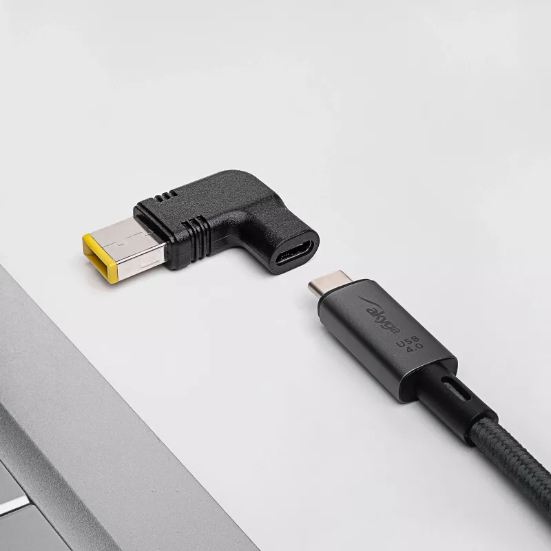 Akyga AK-ND-C11 nabíjací adaptér USB-C na Lenovo Slim Tip pre notebooky, 18,5-20 V, 100 W