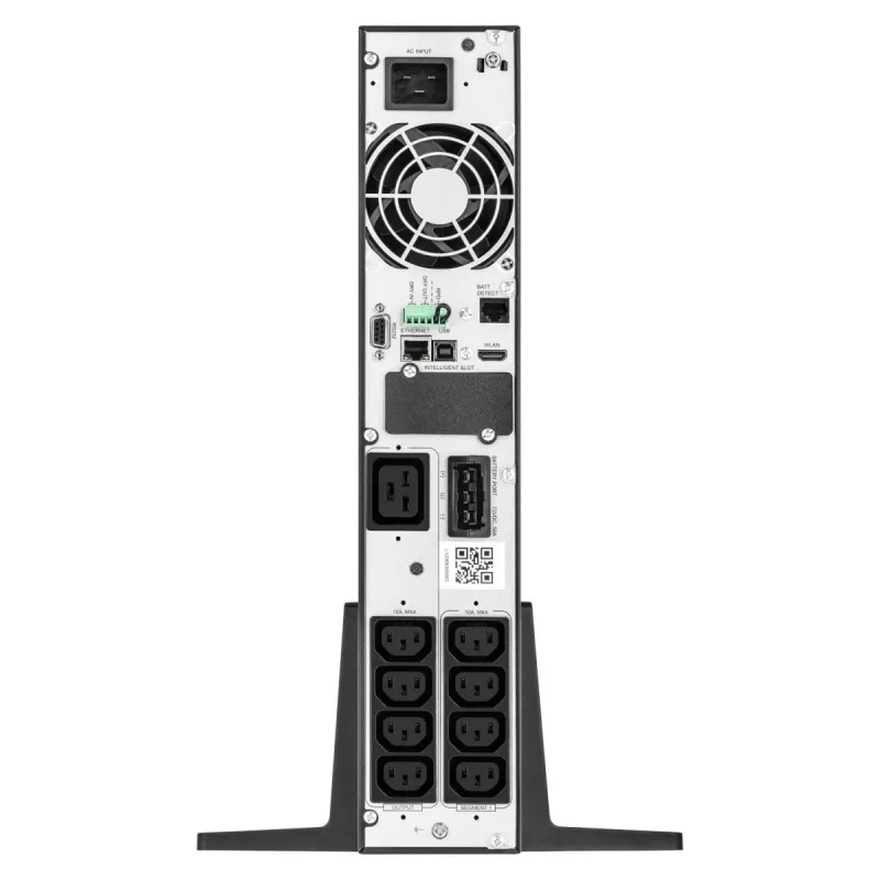 Online UPS EVER Powerline RT PRO 3kVA 3kW Rack/Tower, dvojitá konverzia, 1-fázová, 200–240 V výstup, 9× C13 výstupov, LCD, VRLA batérie