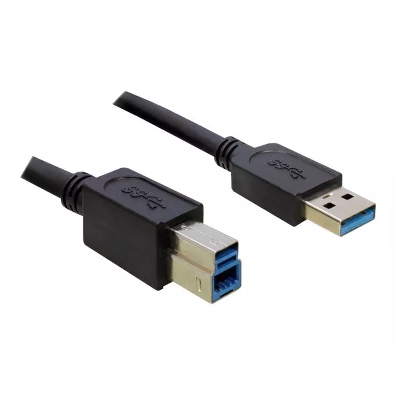 USB hub DeLOCK 4 port 5000 Mbit/s čierny biely