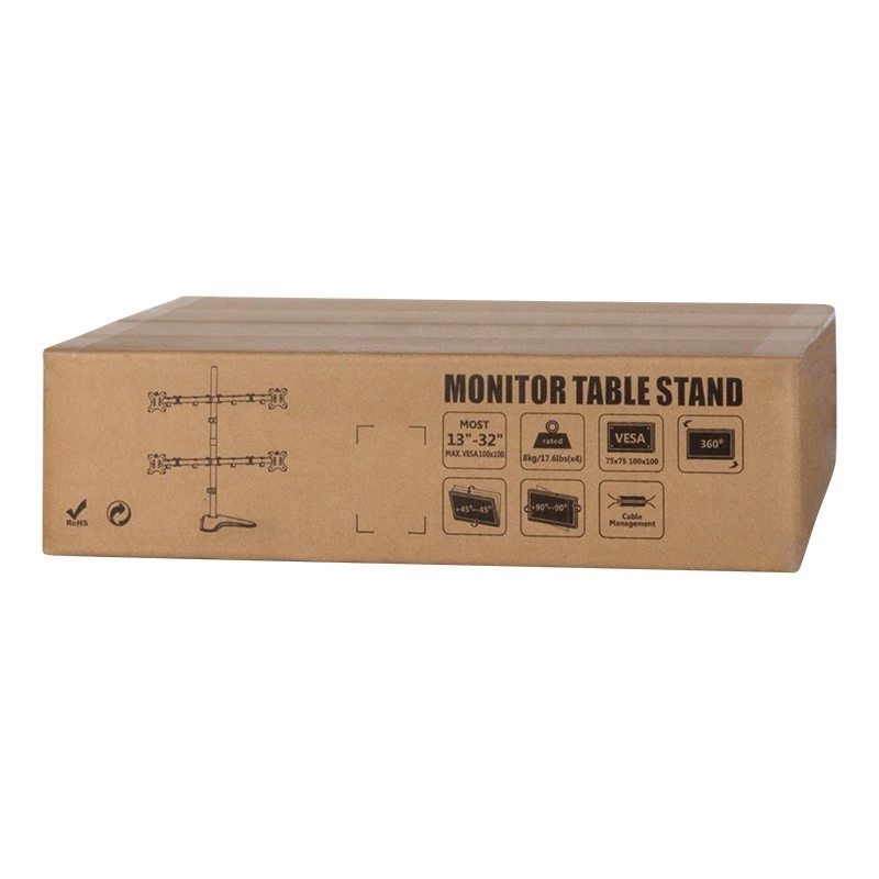 Držiak monitora LogiLink BP0046 81,3 cm (32 palcov) stolový nerezová oceľ
