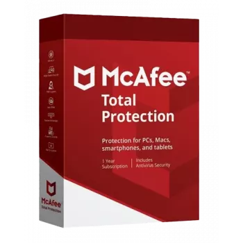 McAfee Total Protection 3 zariadenia 1 rok