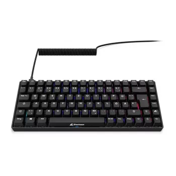 Mechanická herná klávesnica Sharkoon Skiller SGK50S3 PBT čierna žltá RGB