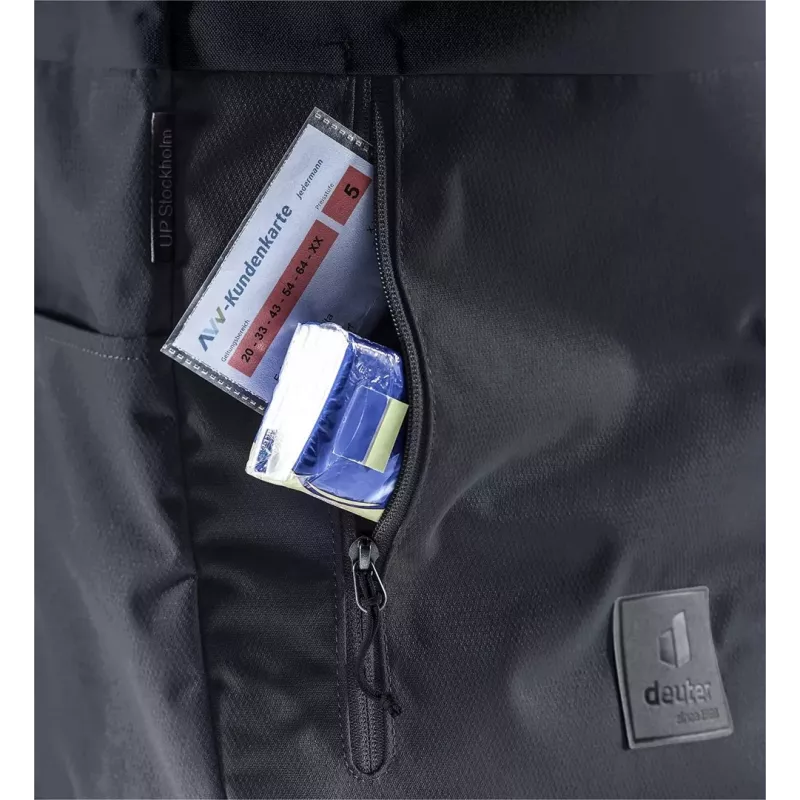 Deuter UP Stockholm batoh voľnočasový batoh čierny polyester