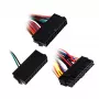 Napájací adaptér SILVERSTONE SST-PP10 — duálny 24-pin na samostatný 24-pin káblový adaptér