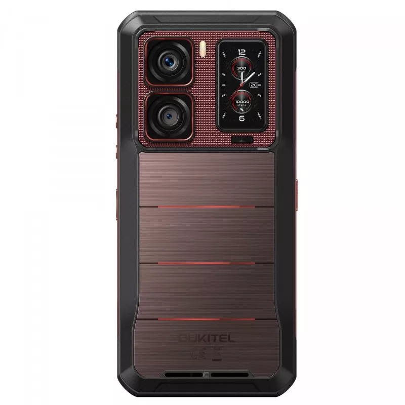Smartfón Oukitel WP300 5G, 6,8 palca, 12 GB RAM, 512 GB, 16000 mAh, IP69K, Android 15, červený