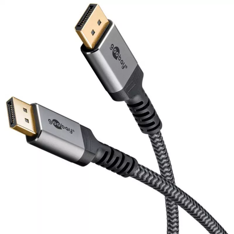 Goobay DisplayPort kábel 2.0/2.1, 80 Gbit/s | 75685 | DisplayPort na DisplayPort
