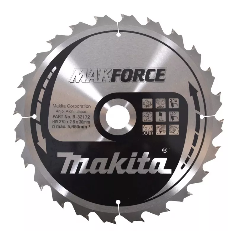 Makita MAKFORCE B-32172 pílový kotúč na drevo 270x30x24z