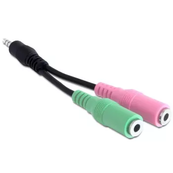 Delock audio adaptér - stereo mini jack samec na stereo mini jack samica