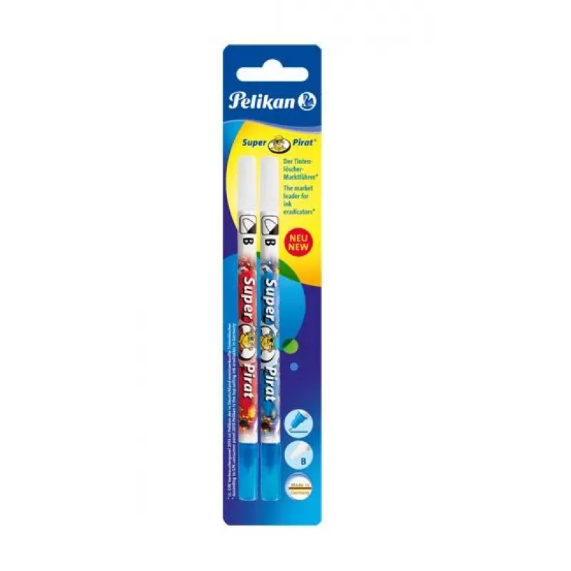 Guma Pelikan Super-Pirat F/B viacfarebná 2 kusy