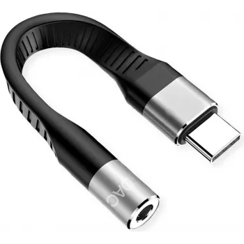 ROTRONIC-SECOMP Roline - adaptér USB-C na jack konektor - USB-C samec na stereo mini jack konektor samica