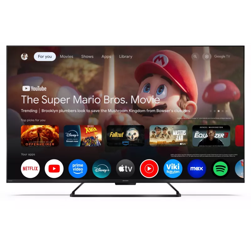 Smart TV Sharp 50HR7265E 50 Google TV čierna