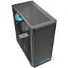 PC skriňa Sharkoon AK4W RGB pásiková Midi Tower čierna