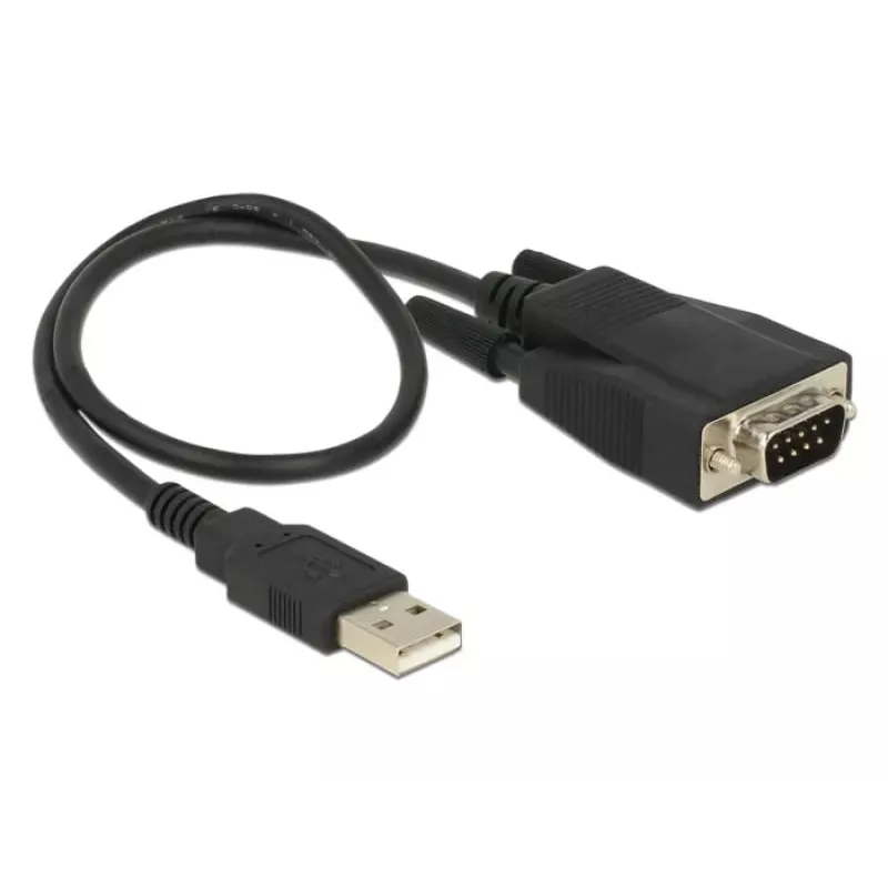 DeLOCK 62958 adaptér USB na RS-232, USB Type-A, čierny