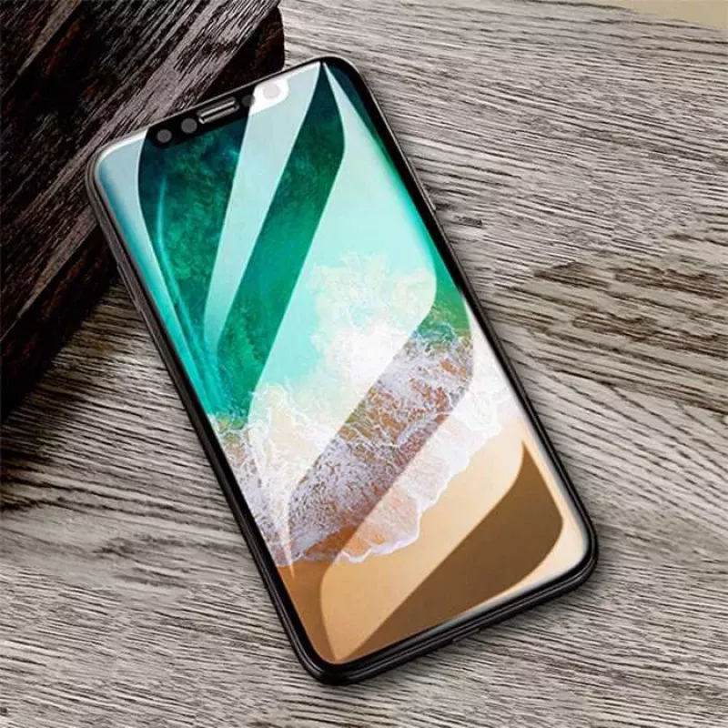 Ochranné sklo na displej z tvrdeného skla Devia Van Entire View pre iPhone XR — antireflexné, čierna