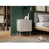Nočný stolík Cama Meble ISLA 44,5x40x59 cm cashmere matný, MDF & drevotrieska, sada 2 ks