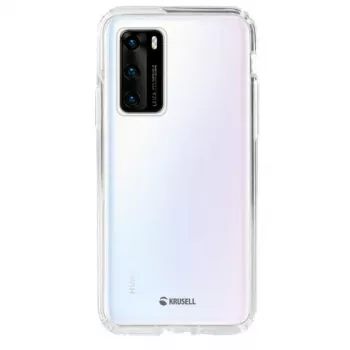 Puzdro na smartphone Krusell Kivik pre Huawei P40 priehľadné ochranné puzdro