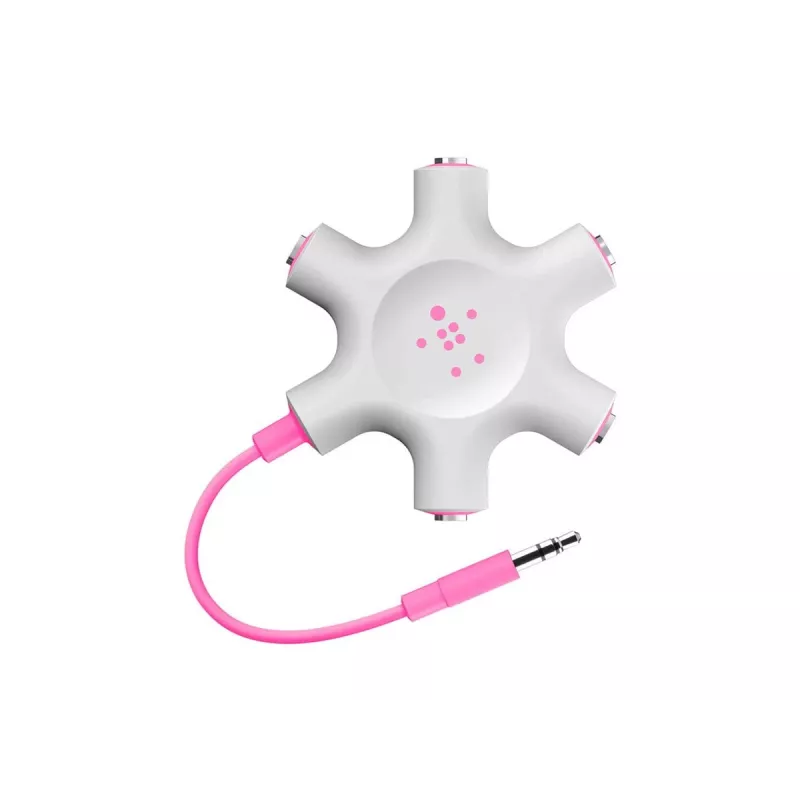 Belkin F8Z274BT - zelená - biela - 1x 3,5 mm - 5x 3,5 mm - samec - samica