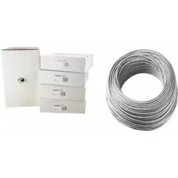 Sieťový kábel S FTP Cat.6, PVC, biely, 305m