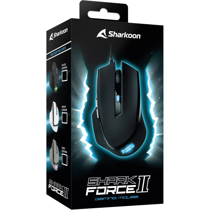 Myš Sharkoon SHARK Force II USB Type-A optická 4200 DPI