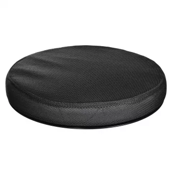 Ortopedický otočný vankúš ActionMed PO600AM — okrúhly sedací vankúš, 360° otáčanie, 1,5 kg, čierny