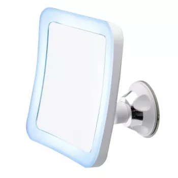 Zrkadlo do kúpeľne Camry CR 2169 LED 16,3 cm biela — osvetlené nástenné zrkadlo